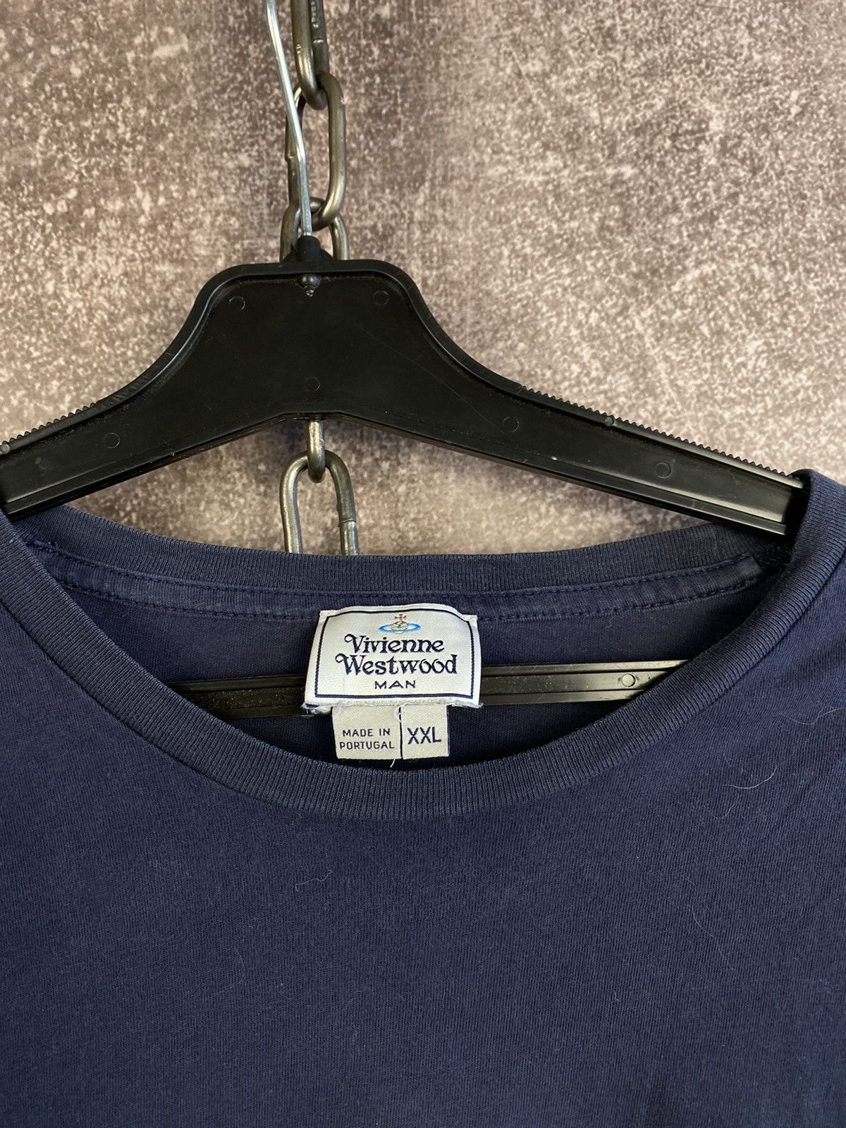 Vintage × Vivienne Westwood Vivienne Westwood T Shirt Faded Blue T Shirt Mini Logo Y2k Size US XXL / EU 58 / 5 - 4 Thumbnail
