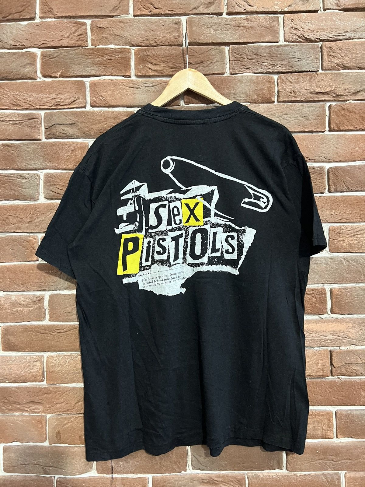 Band Tees 90s Sex Pistols Sid Vicious Vintage Punk Band Tshirt Grail Size US XL / EU 56 / 4 - 2 Thumbnail