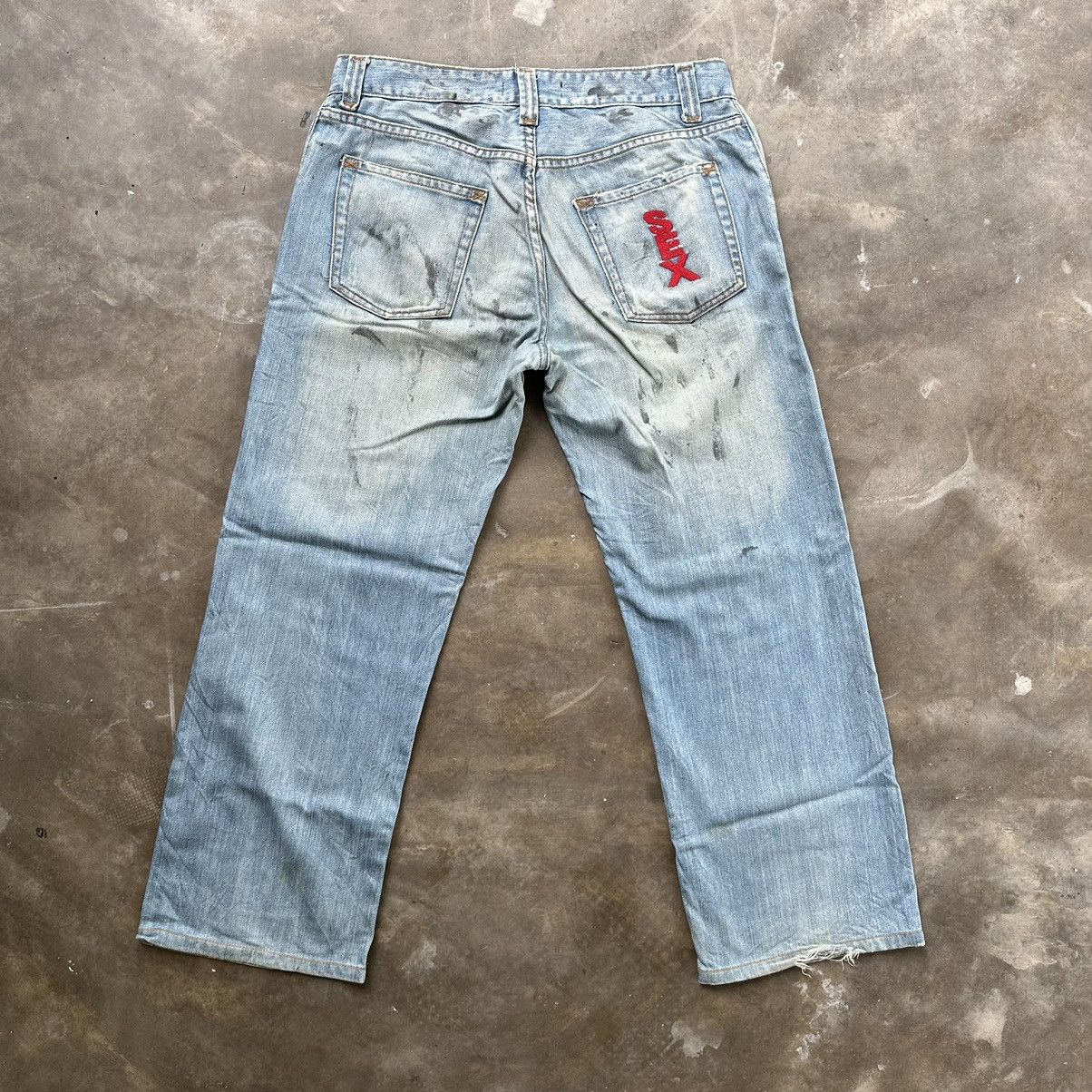Dolce & Gabbana Vintage Dolce & Gabbana Rare Faded Sex Embroidery Jean Pant Size US 34 / EU 50 - 12 Thumbnail