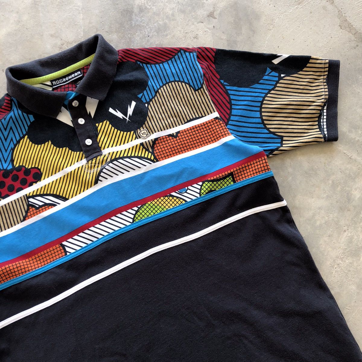 Rocawear ROCAWEAR Fancy Multicolor Design Polo Size US M / EU 48-50 / 2 - 4 Thumbnail