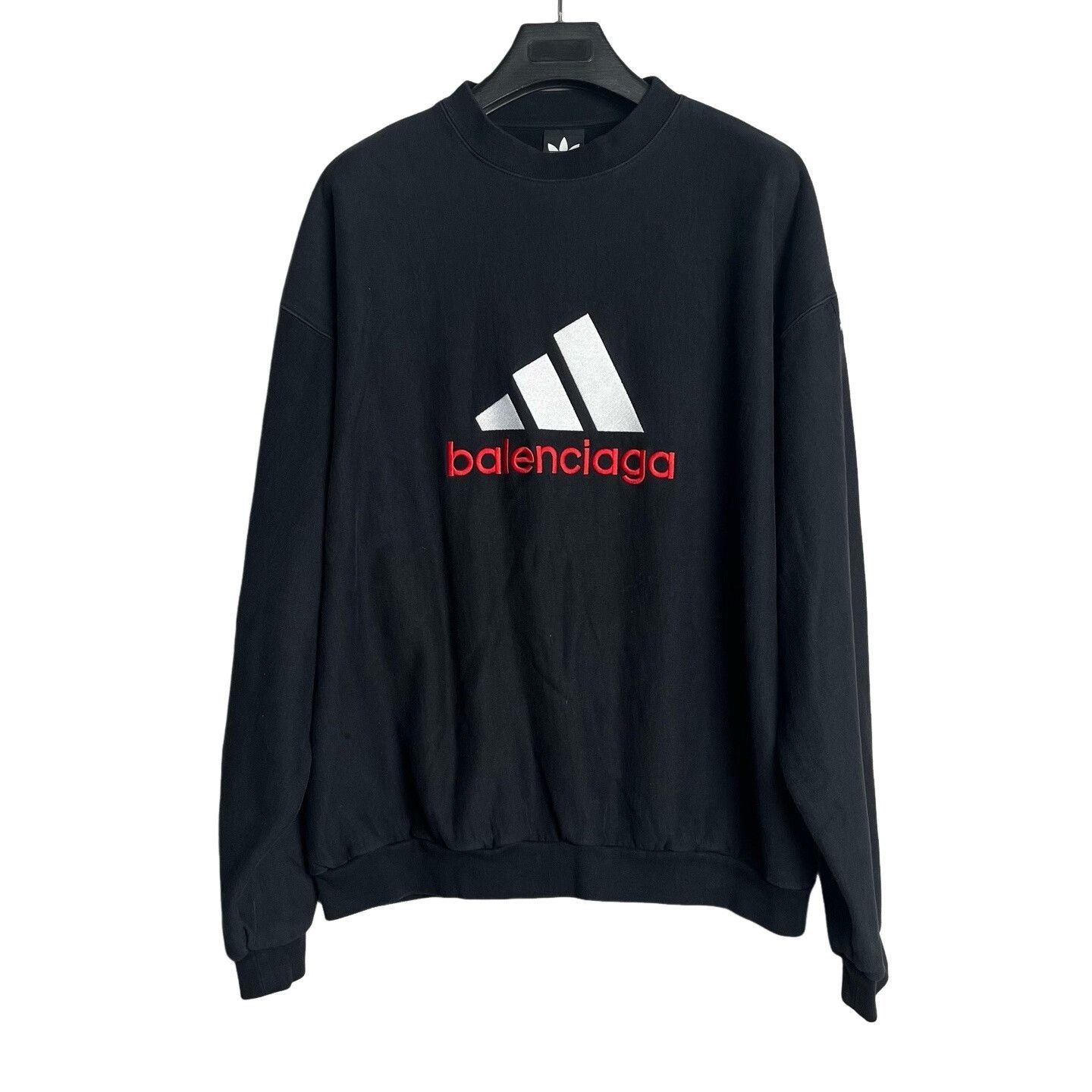 Balenciaga Balenciaga x Adidas Logo Sweatshirt Size 2 Size US M / EU 48-50 / 2 - 1 Thumbnail
