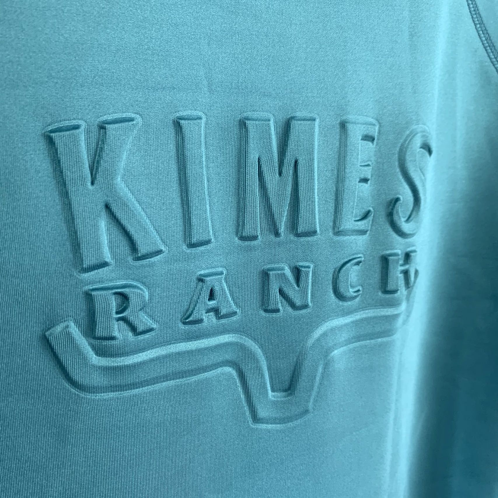 Vintage Kimes Ranch Women's Performance Hoodie Pullover Teal Embossed Logo Size M Size M / US 6-8 / IT 42-44 - 5 Thumbnail