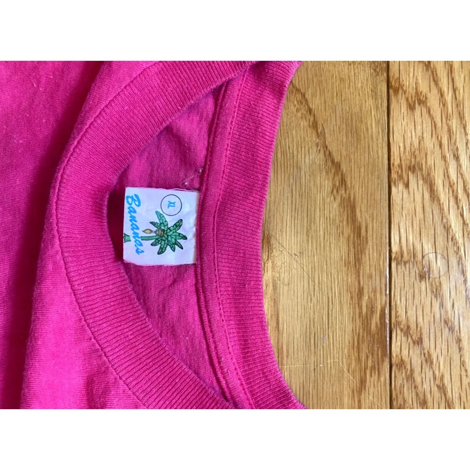 Pinko VINTAGE Single 90s T-Shirt Shirt XL Pink Crew Neck Short Sleeve Men 80s Bahamas Island Stitch Logo Cotton Polyester All Seasons Redesign? Size US XL / EU 56 / 4 - 4 Thumbnail