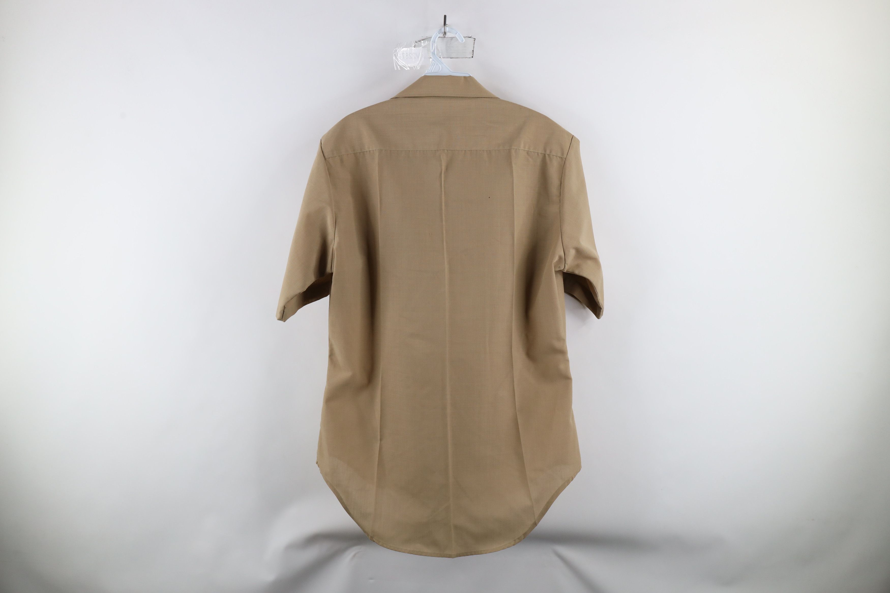 Vintage Vintage 90s Military Short Sleeve Field Button Shirt USA Size US M / EU 48-50 / 2 - 9 Thumbnail
