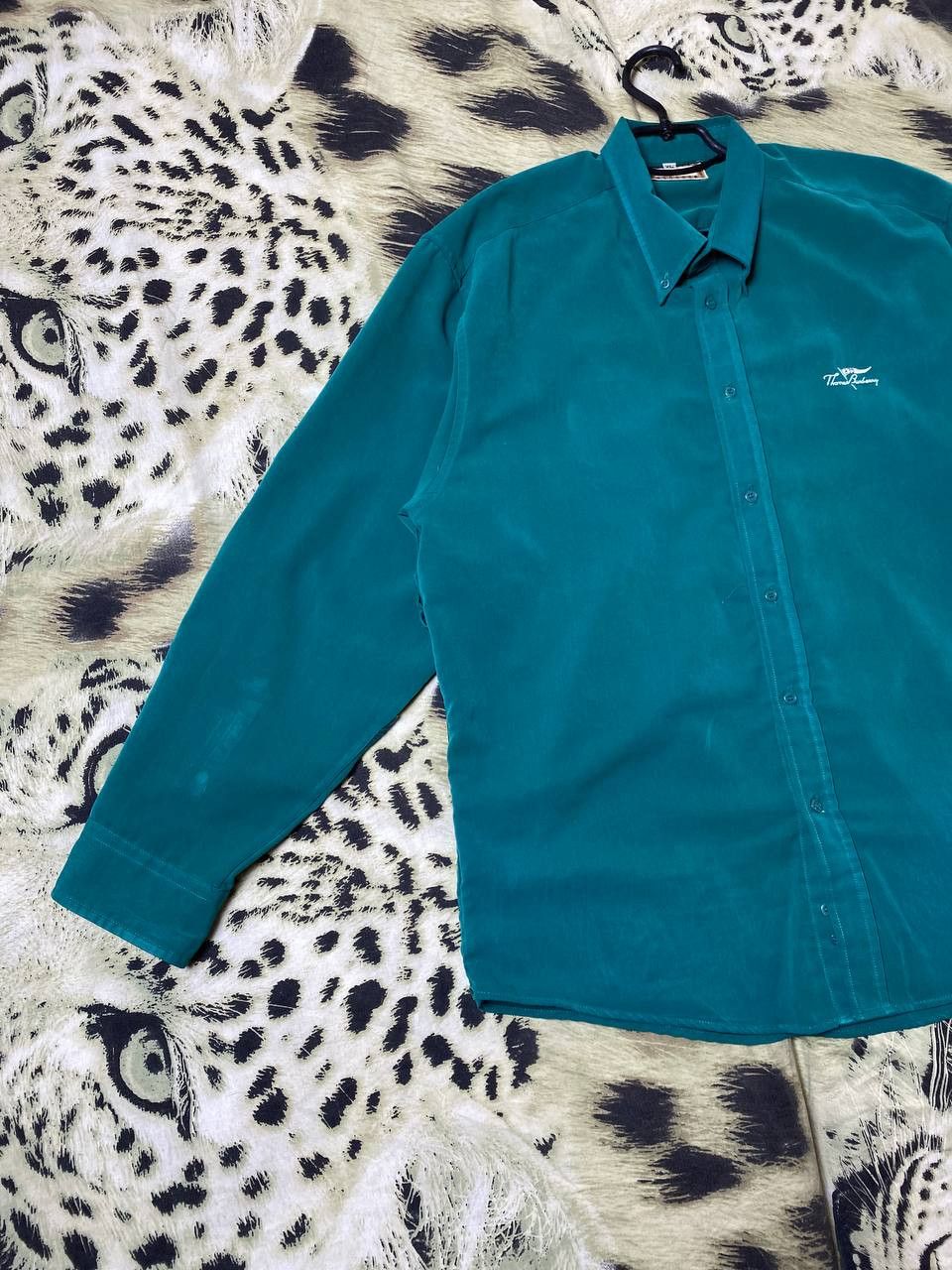 Burberry × Vintage Vintage Thomas Burberry Shirt Long Sleeve Size US XL / EU 56 / 4 - 11 Thumbnail
