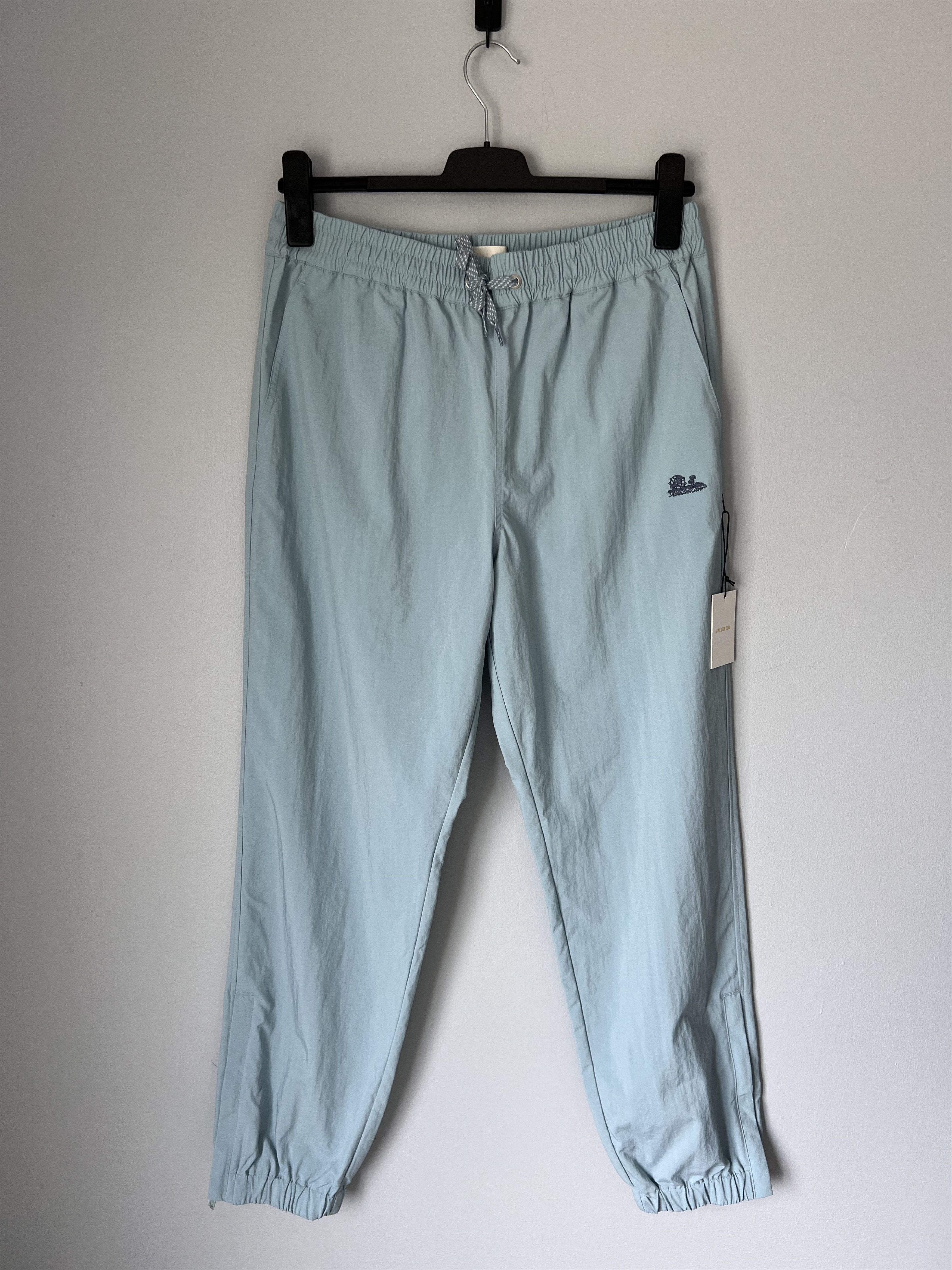Aime Leon Dore Aime Leon Dore Unisphere Logo Nylon Track Pants Tourmaline Size US 34 / EU 50 - 1 Thumbnail