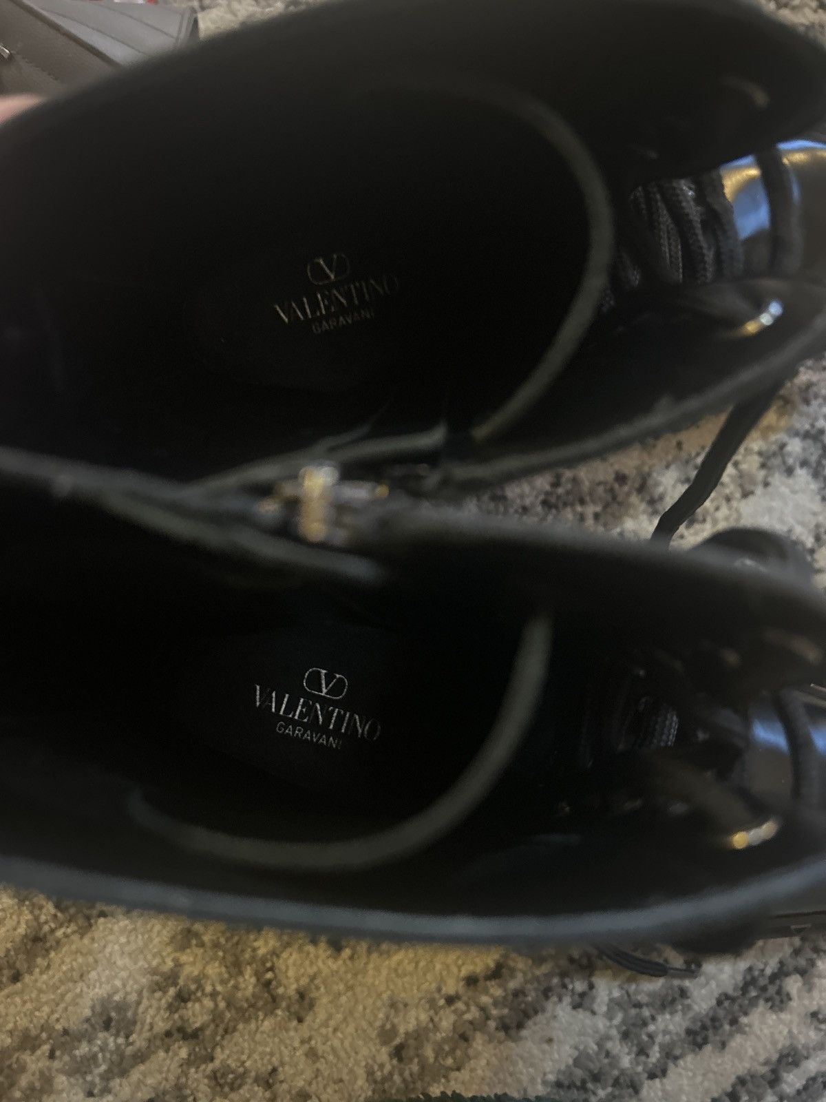 Valentino Valentino Garavani Rockstud M-Way Combat Boots Black size 39 Size US 9 / IT 39 - 17 Thumbnail