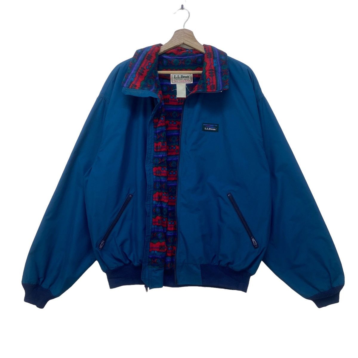 L.L. Bean × Vintage Vintage L.L. Bean Native Bomber Style Three-Season Jacket Size US L / EU 52-54 / 3 - 1 Thumbnail