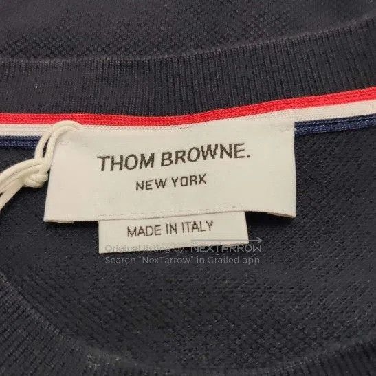 Thom Browne ThomBrowne XS Cotton Color-Block Stripe Crewneck T-Shirt. Size US XS / EU 42 / 0 - 2 Thumbnail