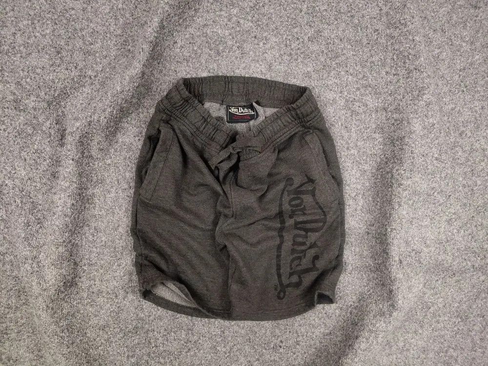 Von Dutch Vintage Von Dutch Logo Gray Cotton Casual Short Y2K Style Size US 32 / EU 48 - 1 Thumbnail