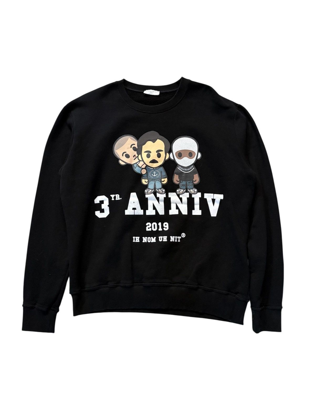 Ih Nom Uh Nit Ih Nom Uh Nit 3 Year Anniversary Pullover Sweatshirt Size US L / EU 52-54 / 3 - 1 Thumbnail