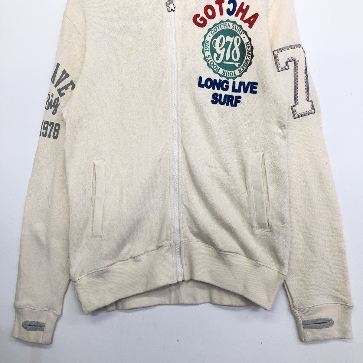 Gotcha GOTCHA LONG LIVE SURF FULLY ZIPPER HOODIE SWEATER Size US M / EU 48-50 / 2 - 5 Thumbnail