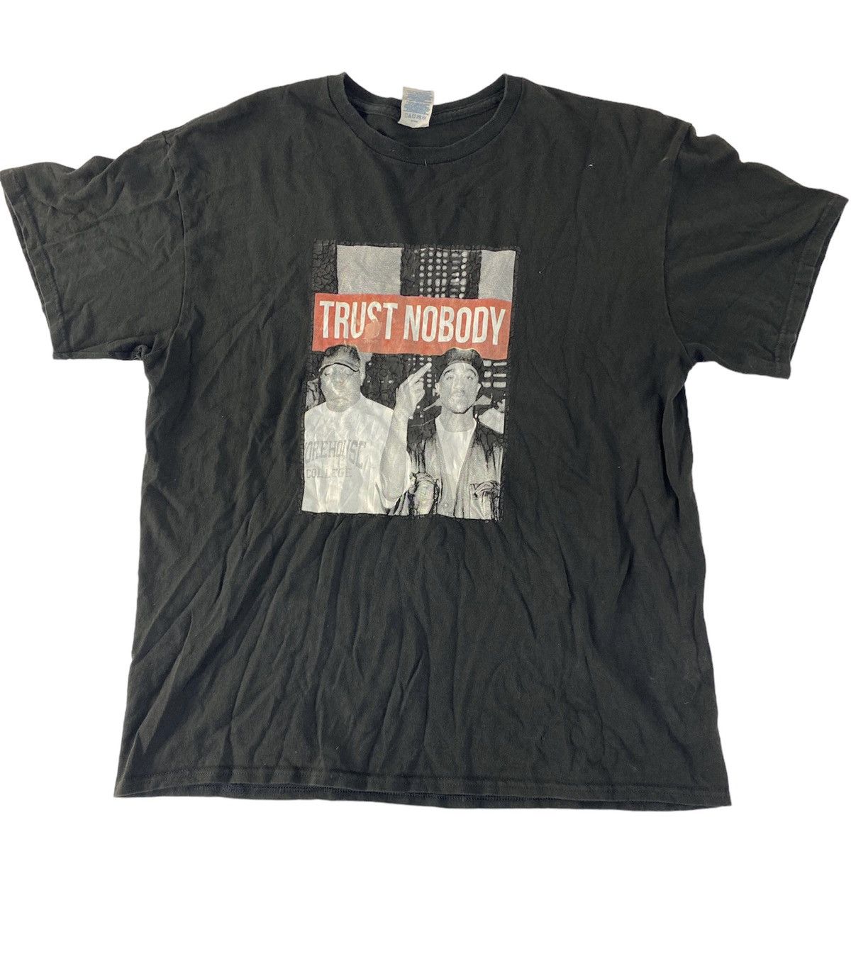 Tupac Shakur Cross Colour Big Print Shirt