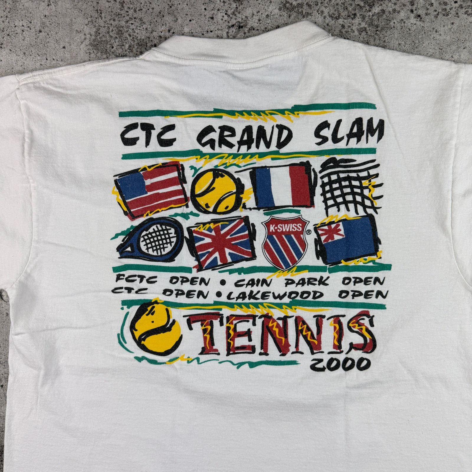 All Sport CTC Grand Slam Tennis Shirt 200 Size Large Y2K Tennis Shirt Size US L / EU 52-54 / 3 - 1 Thumbnail