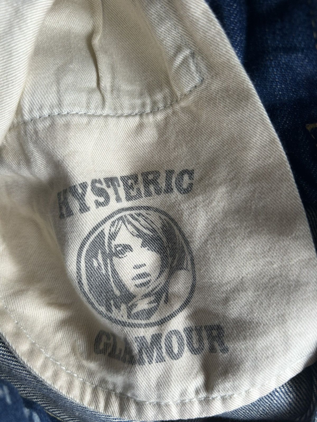 Kapital Vintage Hysteric Glamour Selvedge Distressed Denim Jeans Size US 31 - 16 Thumbnail