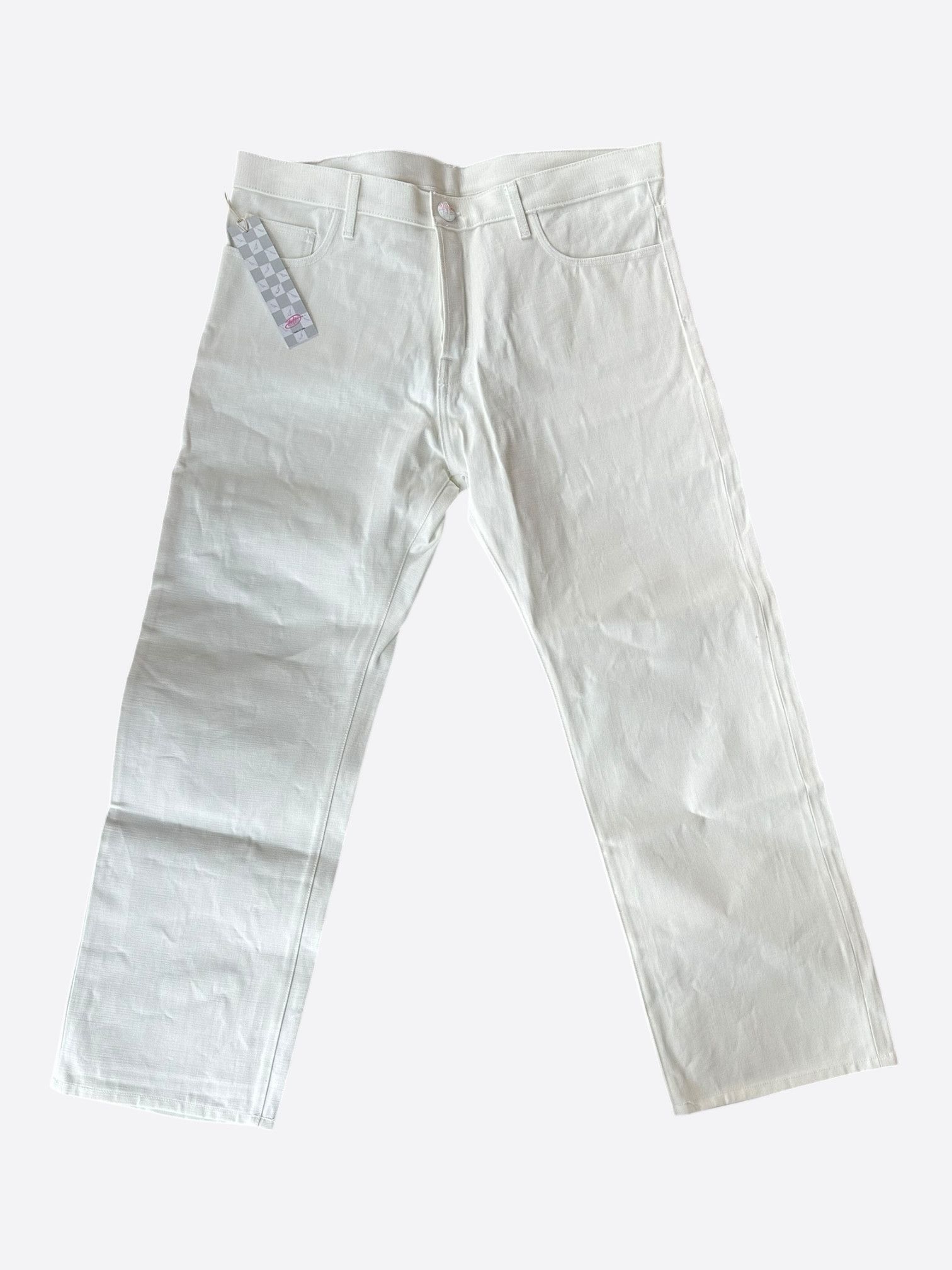 Matty Boy Matty Boy White Anti Promo Patch Jeans Size US 38 / EU 54 - 1 Thumbnail