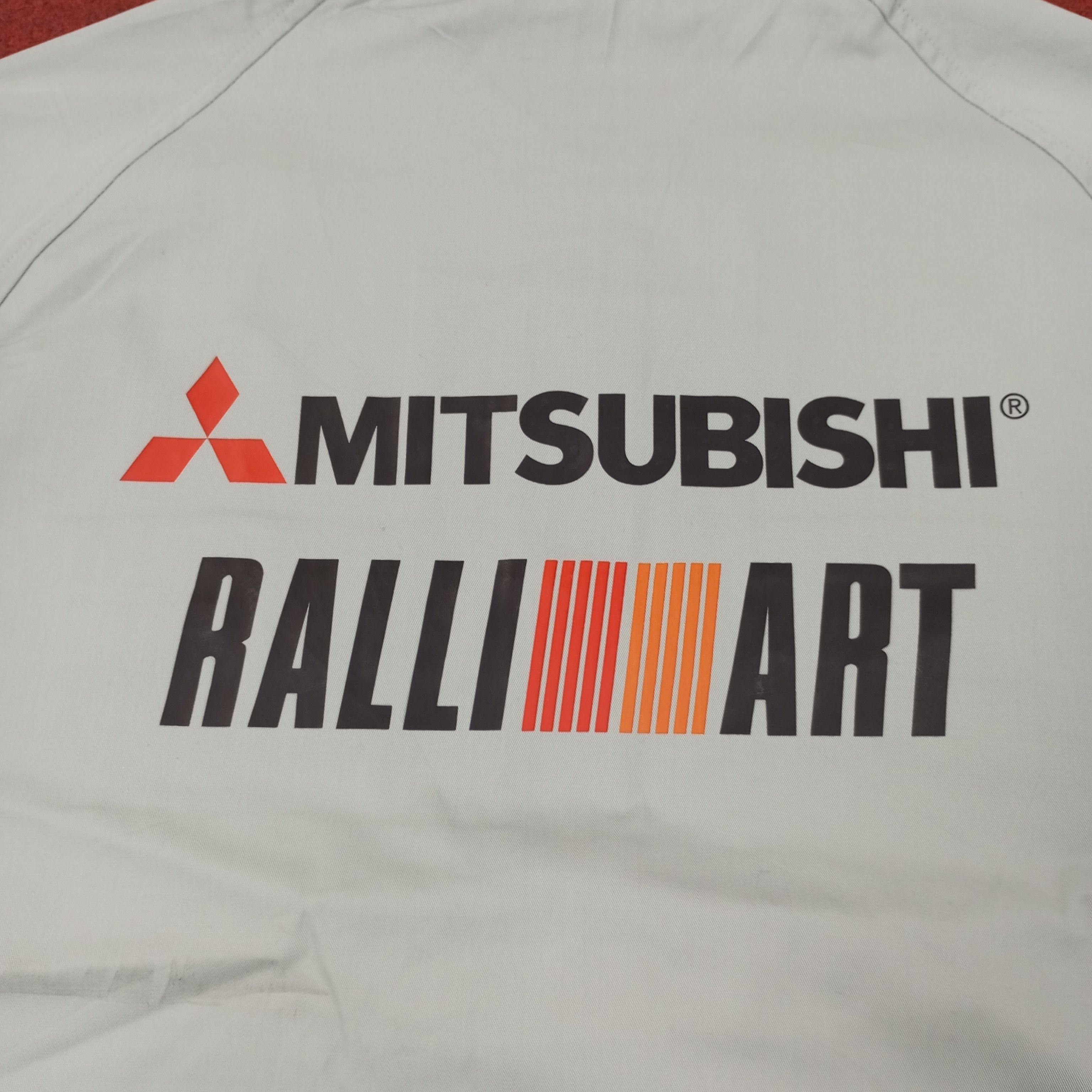 Vintage Mitsubishi Ralli Art Workwear Custom Jacket c247n3 Size US M / EU 48-50 / 2 - 2 Thumbnail