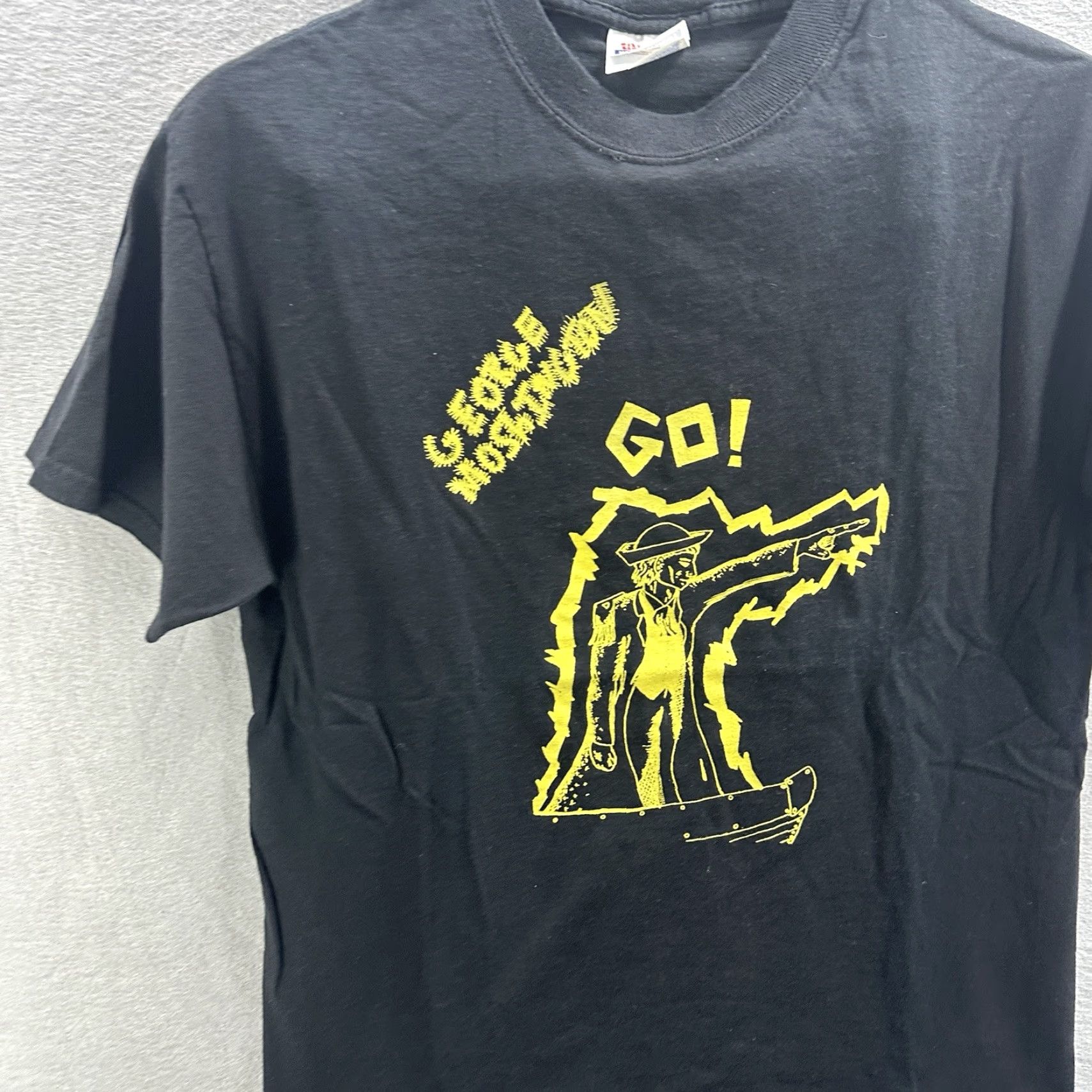 Hanes VINTAGE George Moshington Shirt Mens M Black 90s Punk Band Tee Makings Phx Unruh Size US M / EU 48-50 / 2 - 3 Thumbnail