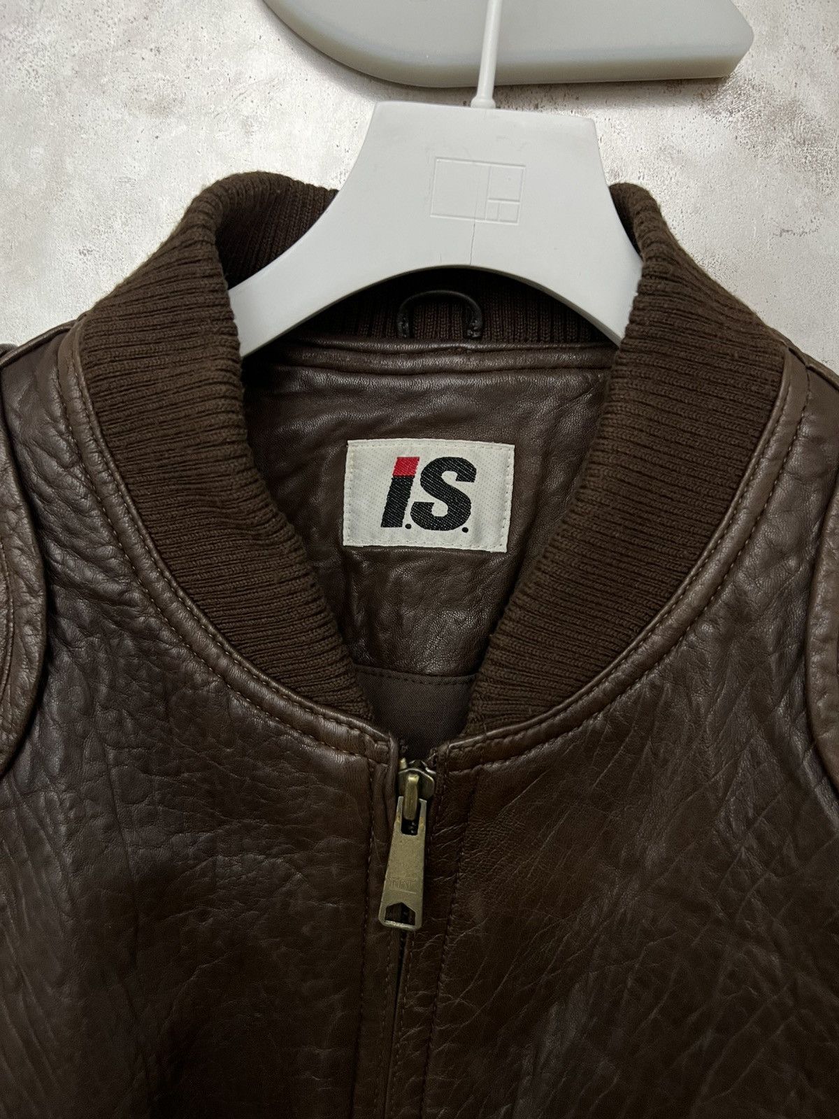 Issey Miyake Issey Miyake IS Leather Bomber Size US L / EU 52-54 / 3 - 4 Thumbnail
