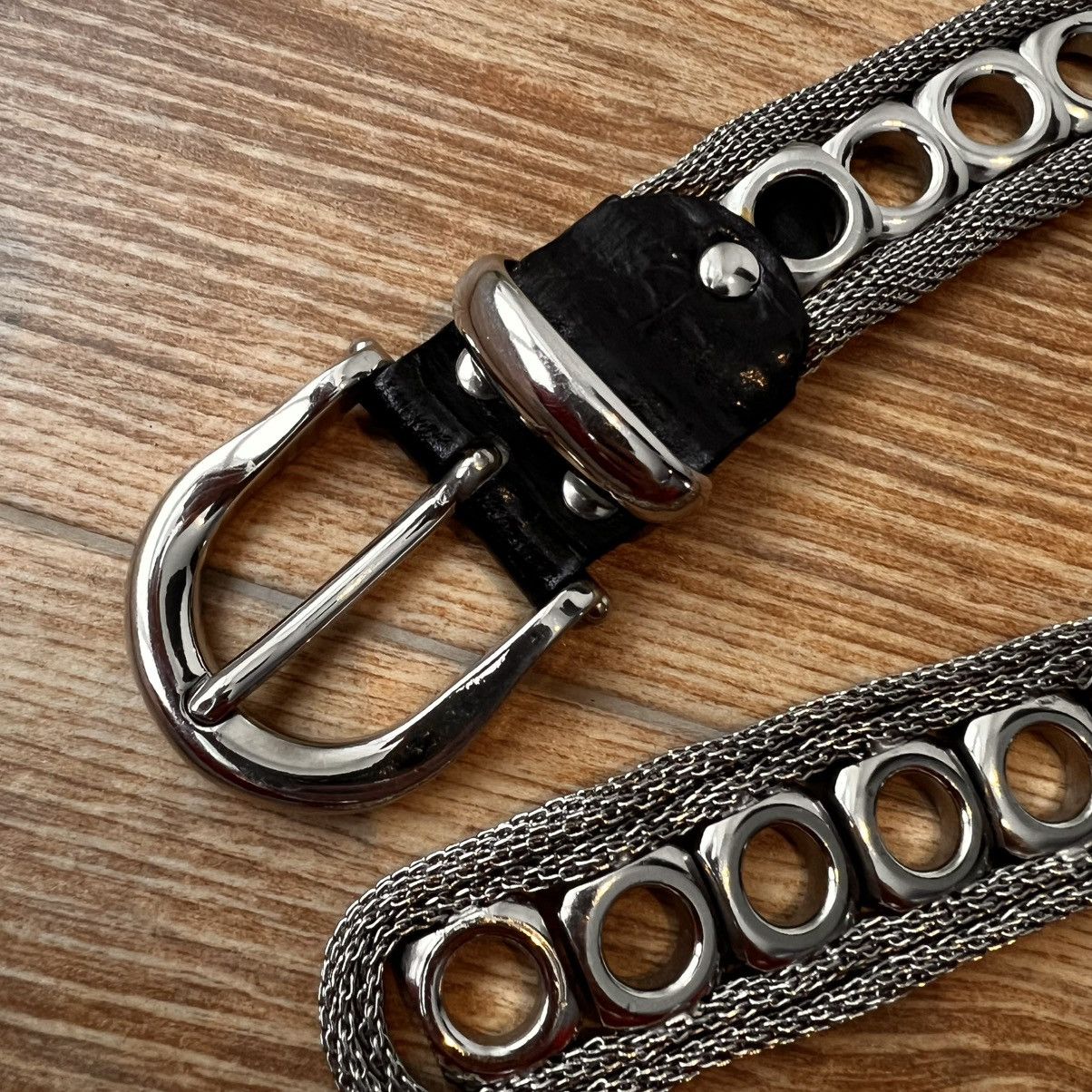 Vintage Rare Vintage Nanni Belt Avant Garde Full Metal Y2K Size ONE SIZE - 3 Thumbnail