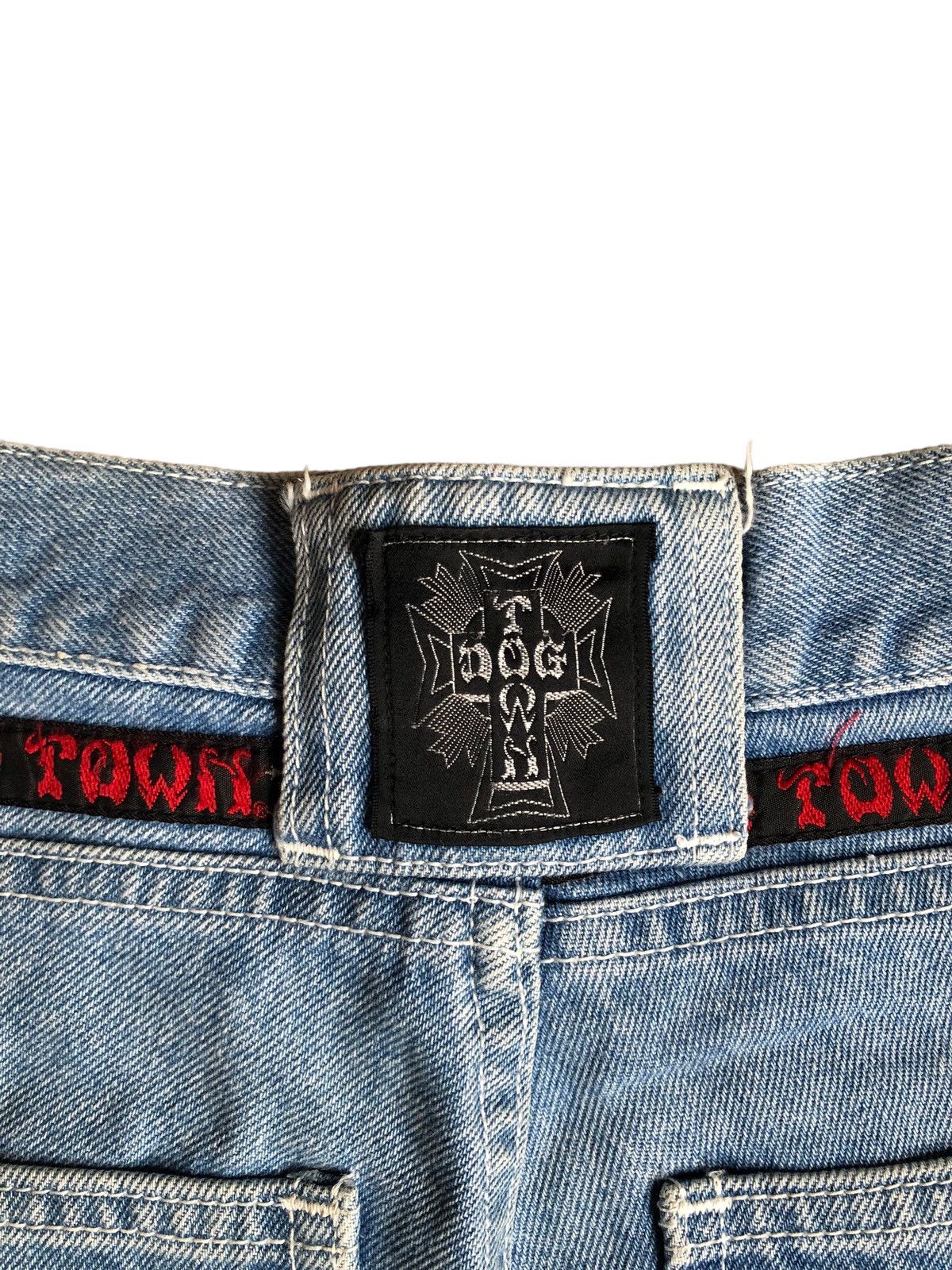 Dogtown × JNCO Distressed Dogtown Baggy Hip Hop Skateboard Pants Size US 30 / EU 46 - 11 Thumbnail