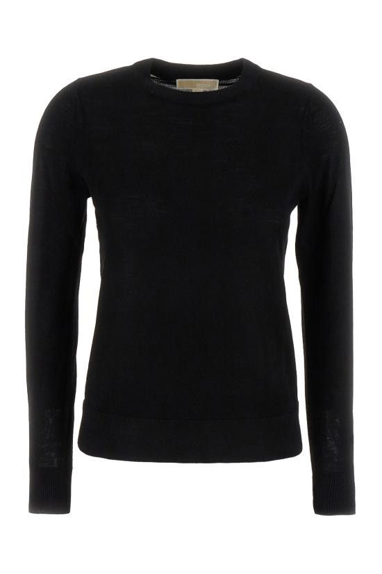 Michael Kors MICHAEL KORS Women Sweater MU260EF4VR 001 BLACK Size L / US 10 / IT 46 - 1 Thumbnail