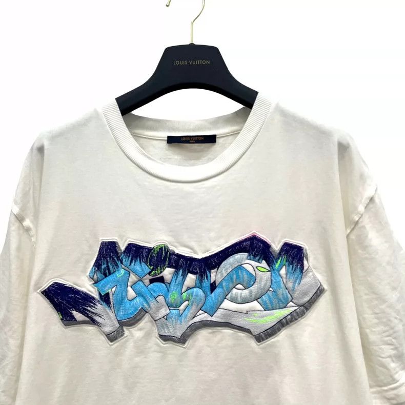 Louis Vuitton louis vuitton Graffiti monogram embroidered logo short sle Size US XL / EU 56 / 4 - 7 Thumbnail