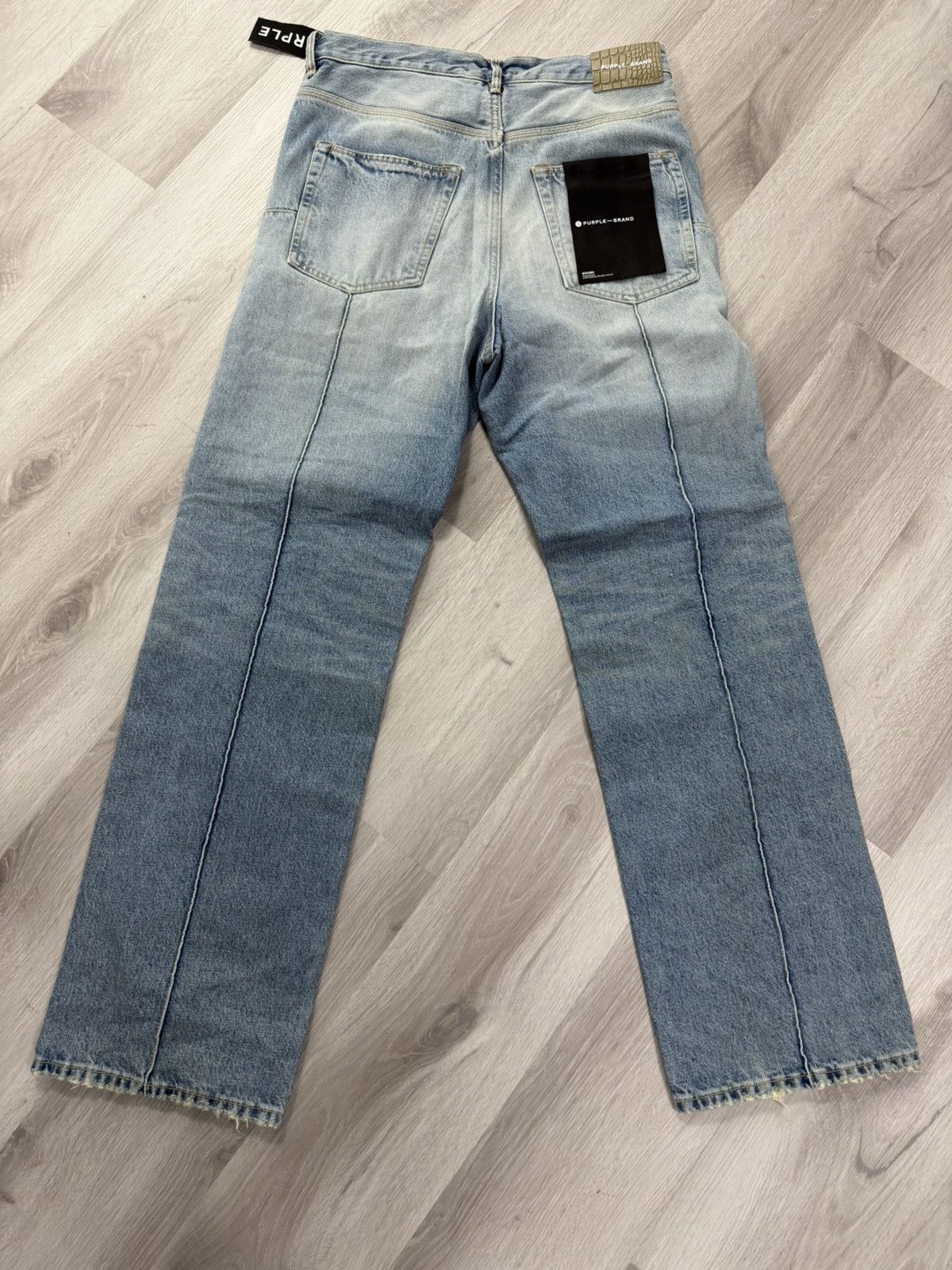 Purple Brand Purple Brand Pintuck Wide Leg Jeans Size US 32 / EU 48 - 5 Thumbnail