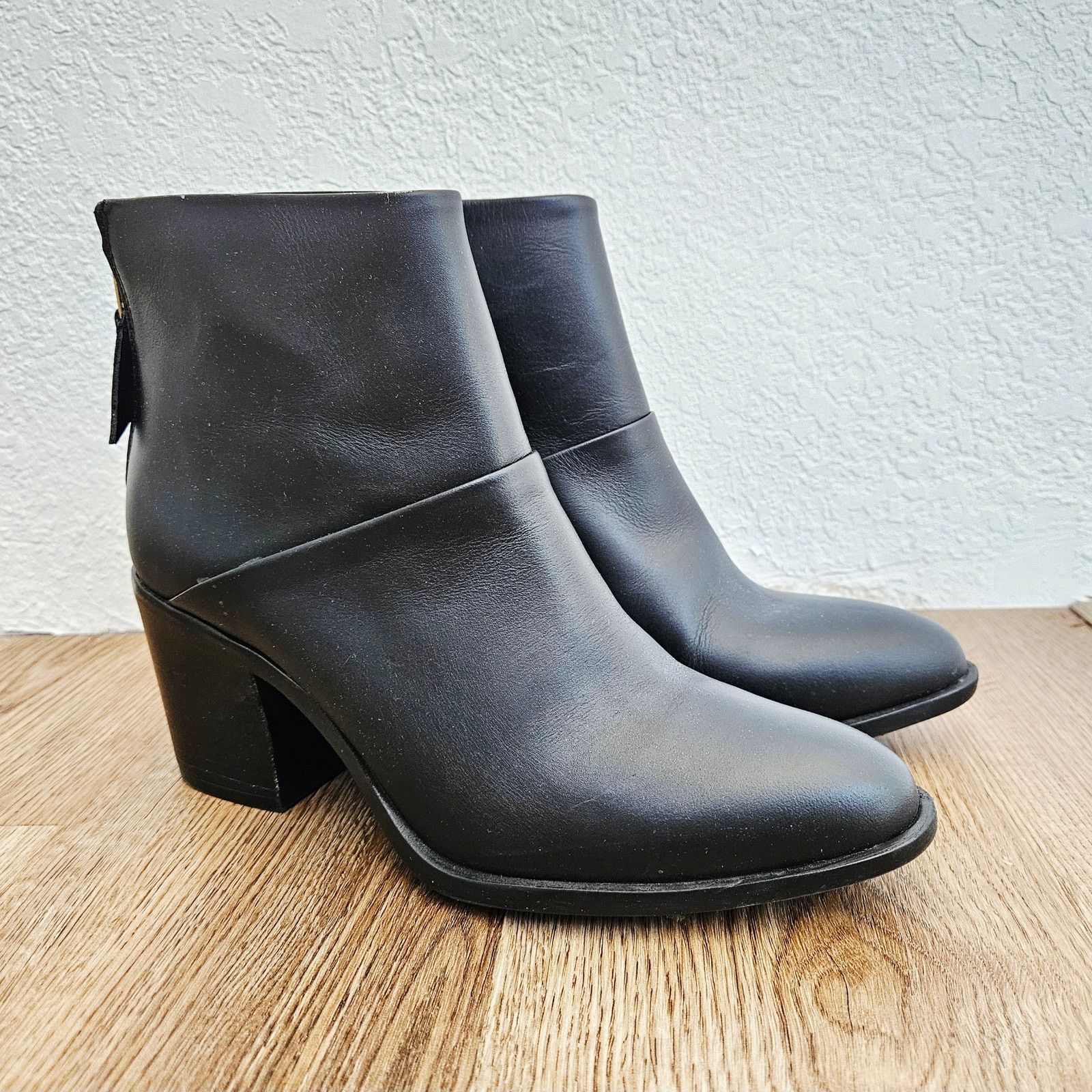 Nisolo Nisolo Dari Black Leather Boots Size 8.5 Size US 8.5 / IT 38.5 - 10 Thumbnail