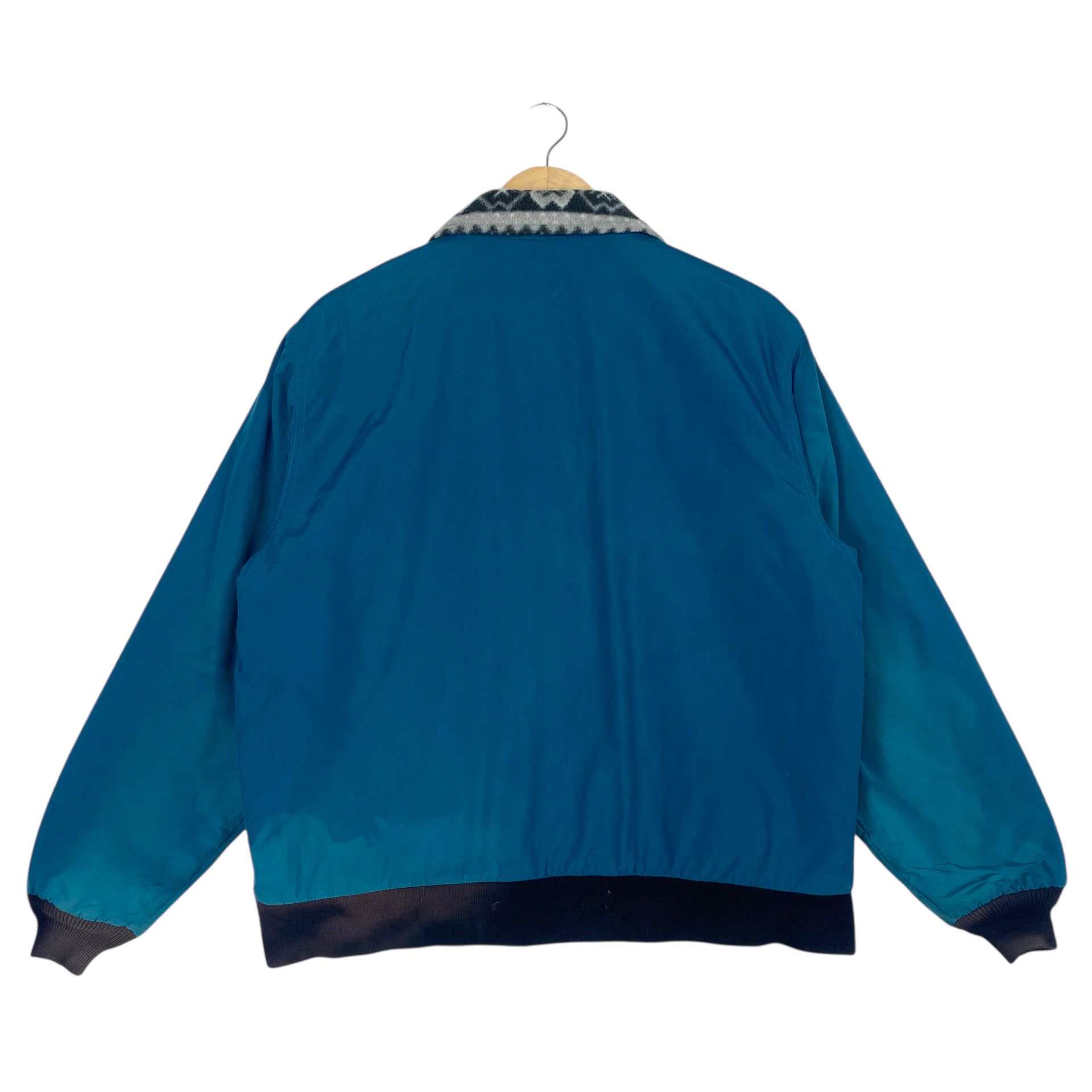 L.L. Bean 💥80s LL BEAN WARM UP BOMBER JACKET TEAL GREEN Size L / US 10 / IT 46 - 8 Thumbnail
