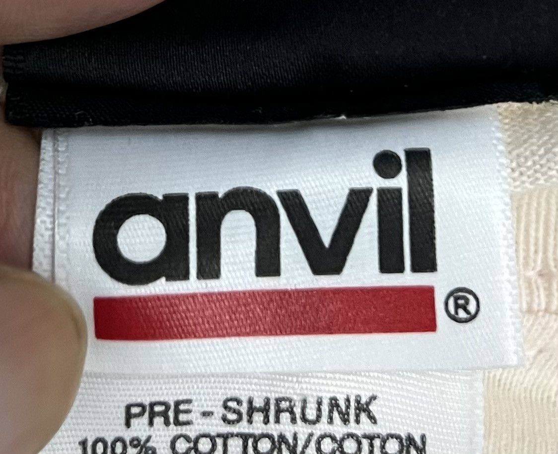 Anvil × Vintage VINTAGE ANVIL OCTOPUS ARMY ADVISORY EXPLICIT CONTENT SHIRT Size US M / EU 48-50 / 2 - 9 Thumbnail