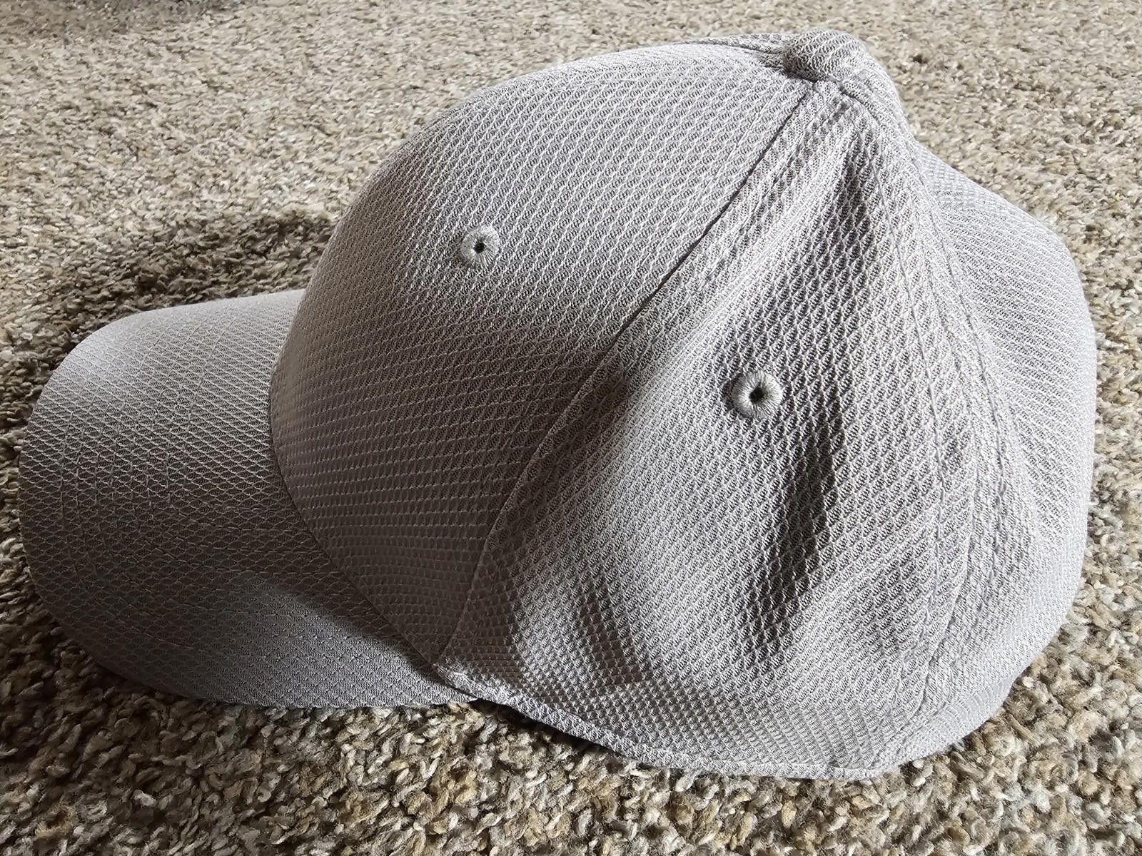 New Era New Era Baseball Cap Unisex Hat Stretch Fit M/L Plain Gray Size ONE SIZE - 6 Thumbnail