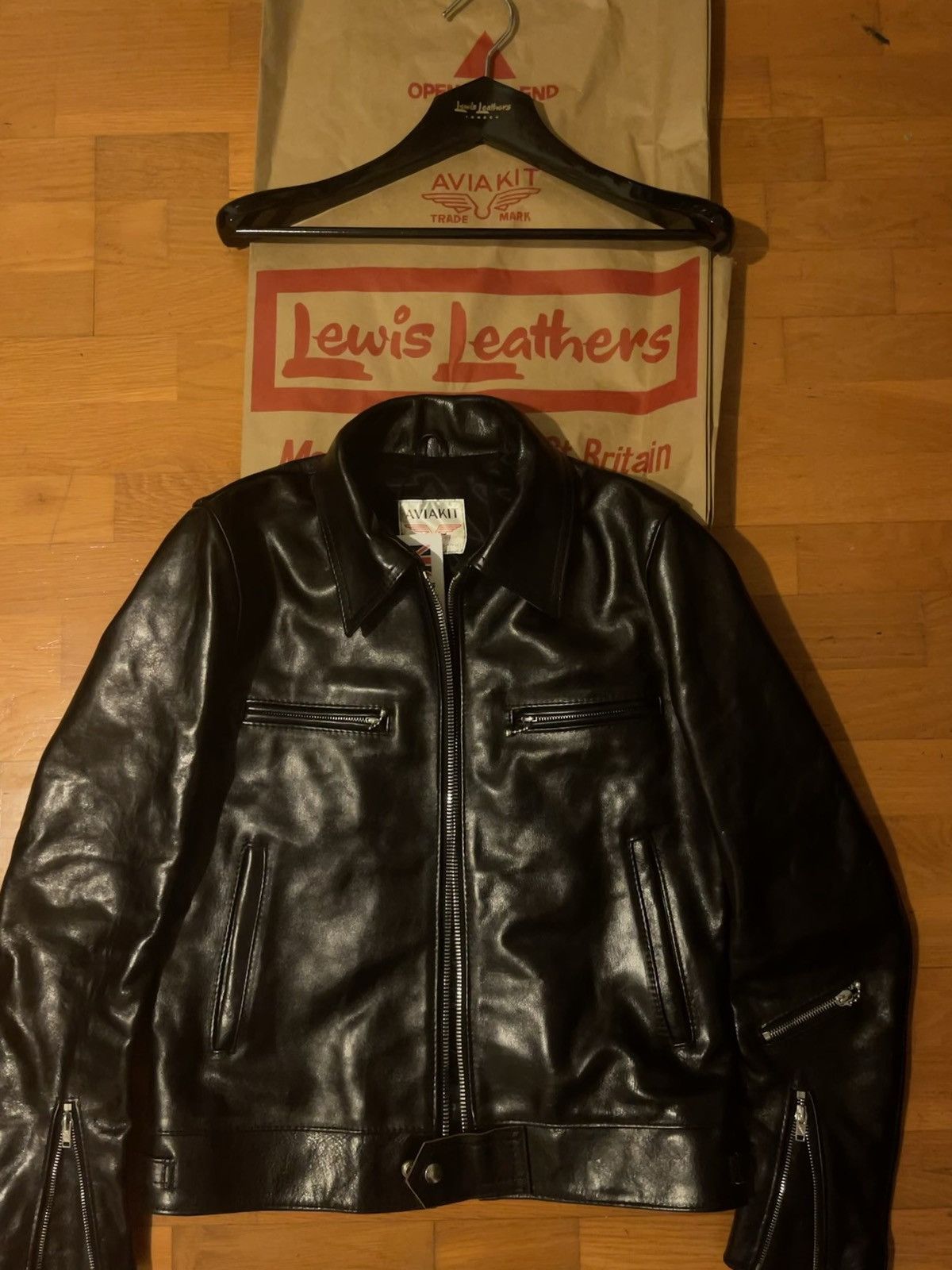 Lewis Leathers Dominator 551T VegeCow Custom no patch