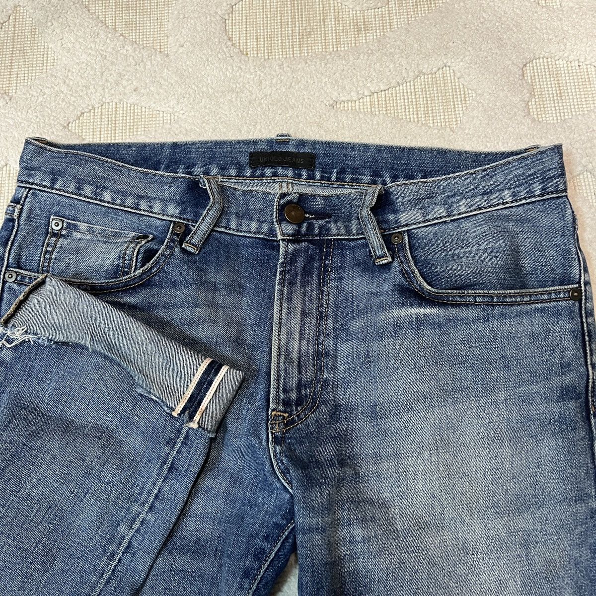 Uniqlo Uniqlo Selvedge Jeans Stretch Slim Fit Men Size 34x29 Size US 34 / EU 50 - 1 Thumbnail
