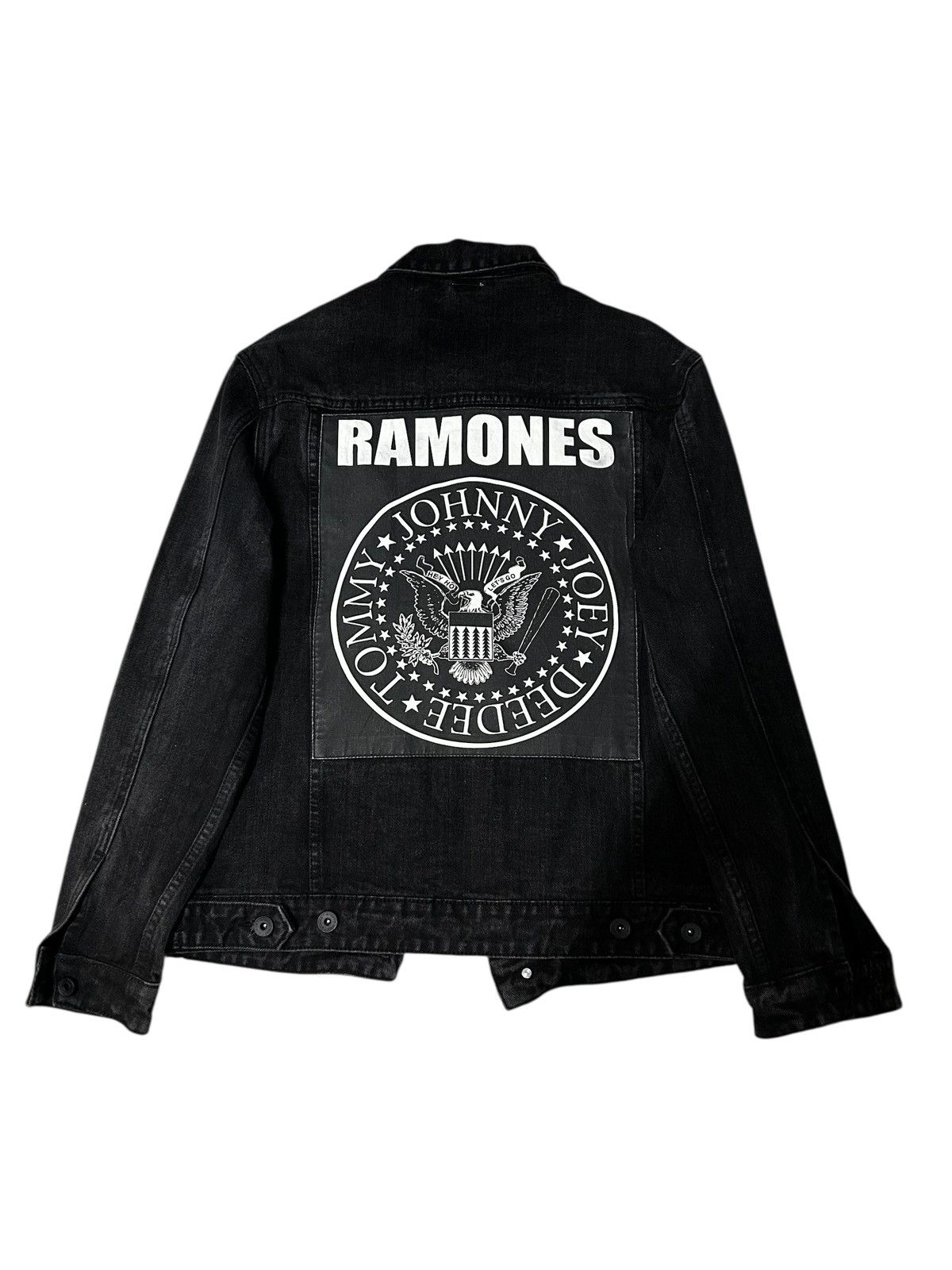 Cotton On COTTON ON Ramones Band Denim Jacket Size US M / EU 48-50 / 2 - 1 Thumbnail