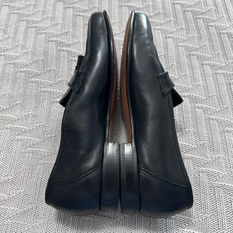 Florsheim Vintage Florsheim Flexibles black leather tassel loafers Size US 10 / EU 43 - 4 Thumbnail