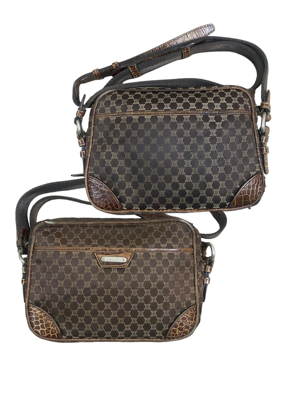 Celine Auth Vintage Celine Crossbody Sling Bag Size ONE SIZE - 3 Thumbnail
