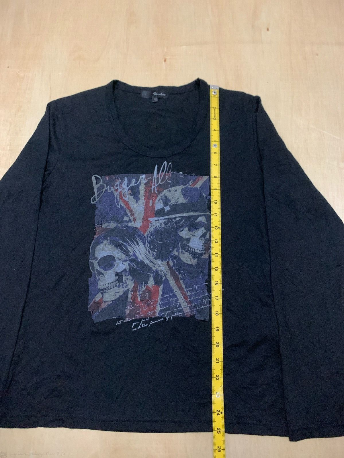 Japanese Brand Y2k Buggel All Skull Ifsixwasnine Punk Style Longslevee Size US L / EU 52-54 / 3 - 8 Thumbnail