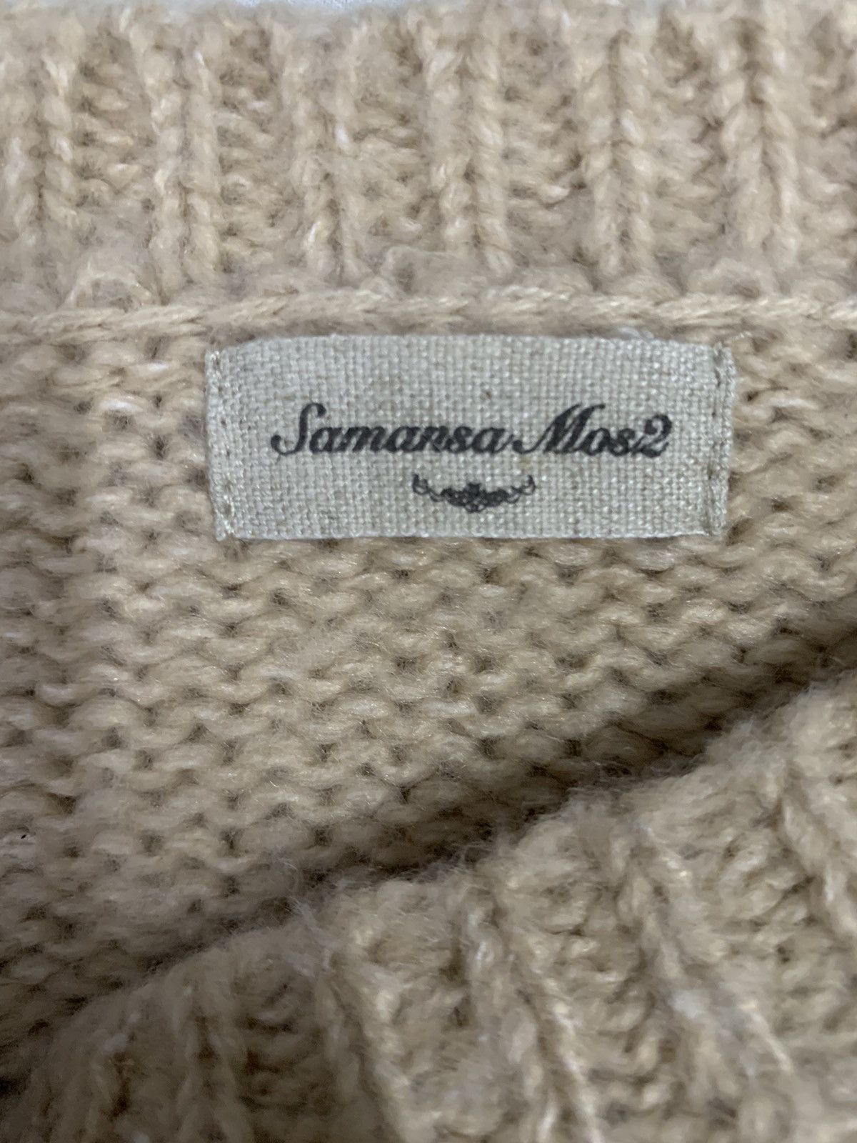 Japanese Brand Vintage Japanese Brand Oversized Cable Knitted Sweater Size ONE SIZE - 11 Thumbnail