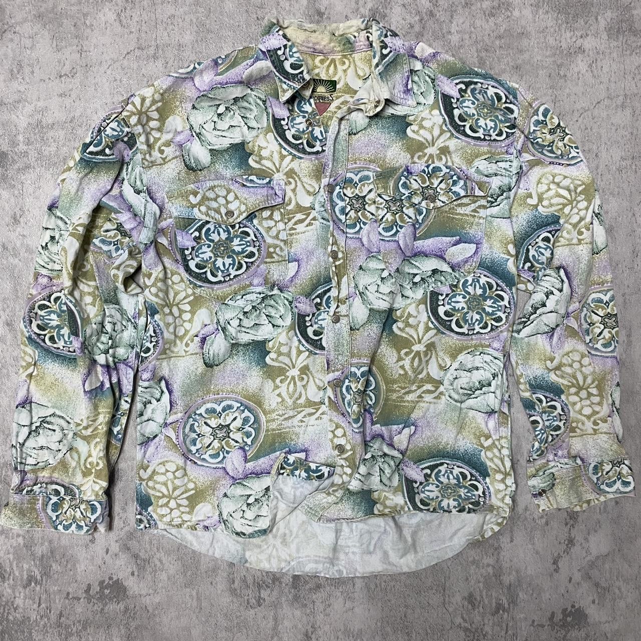 Other 80s floral button up shirt Size US S / EU 44-46 / 1 - 1 Thumbnail