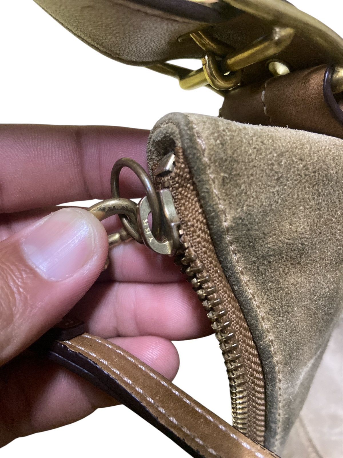 Coach Authentic Vintage old Coach Suede Leather Sholder Brown Size ONE SIZE - 5 Thumbnail