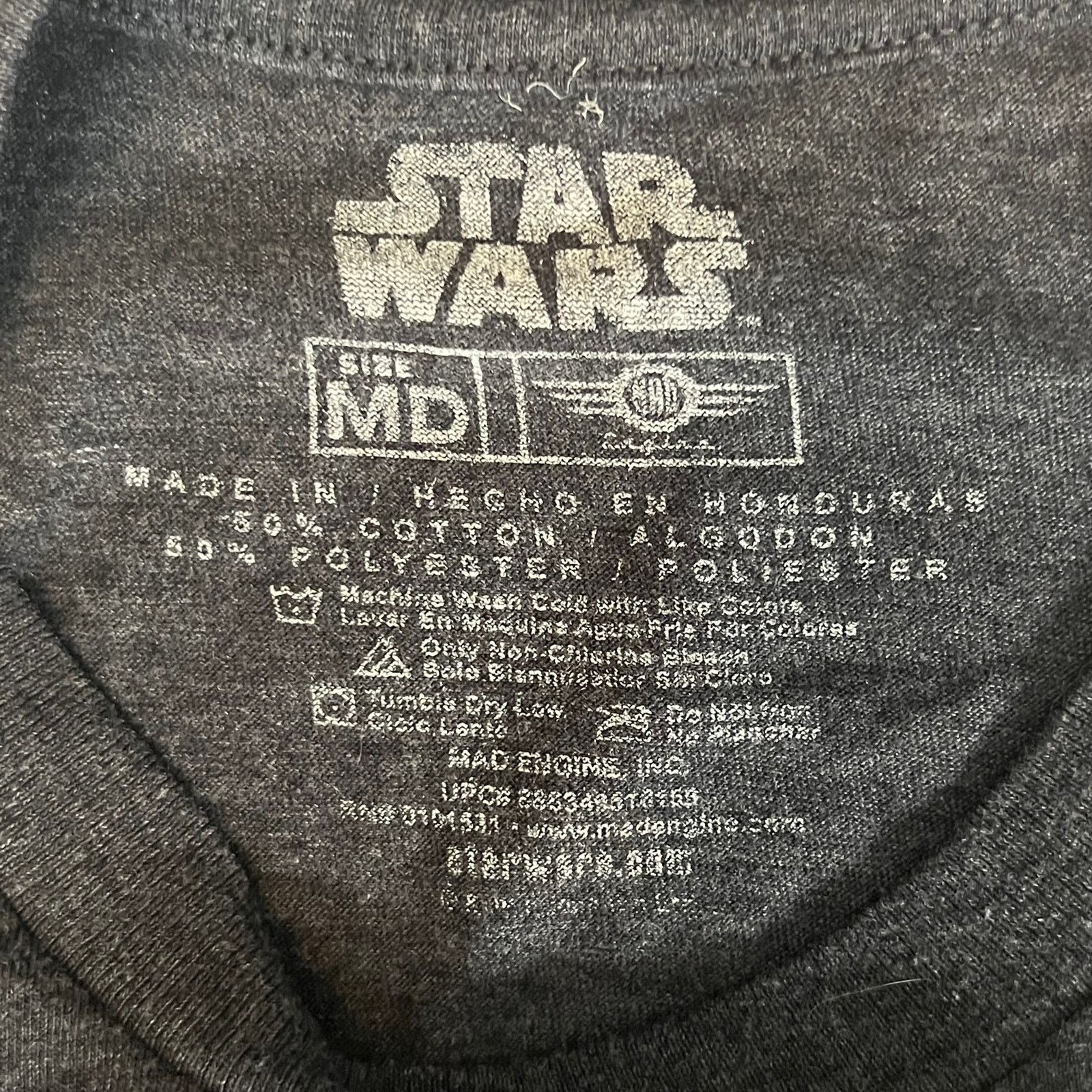 Star Wars Star Wars Millennium Falcon T-Shirt Gray Medium Graphic Tee Size US M / EU 48-50 / 2 - 3 Thumbnail