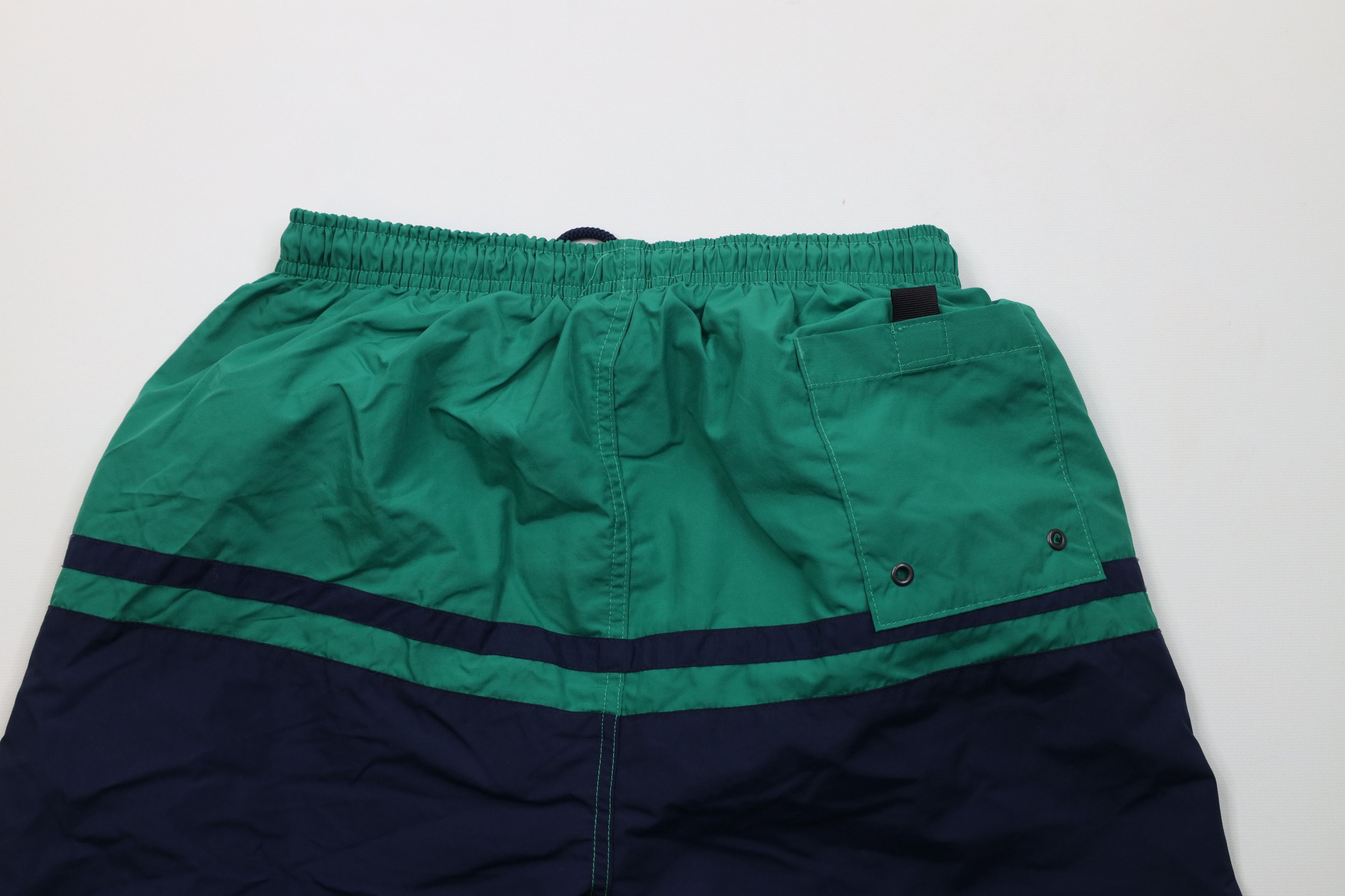 Polo Ralph Lauren Vintage 90s Ralph Lauren Stencil Stamp Lined Shorts Trunks Size US 30 / EU 46 - 9 Thumbnail