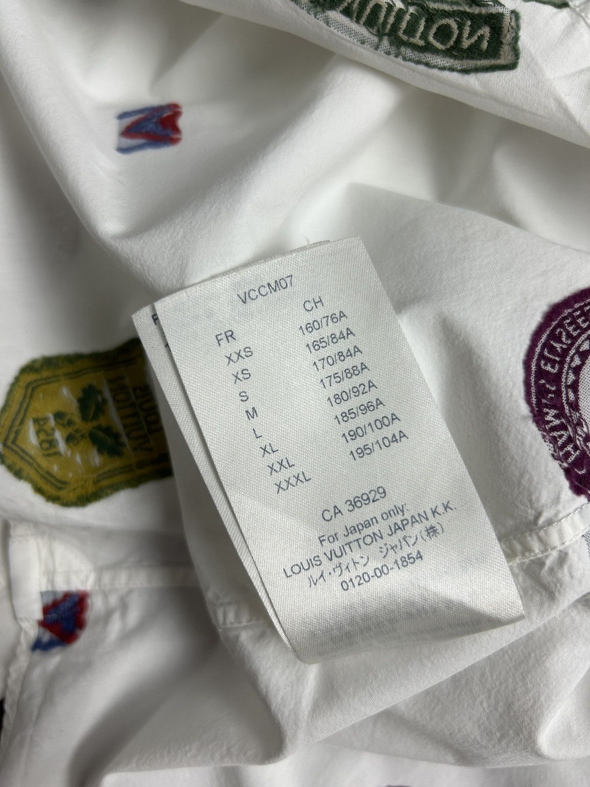 Louis Vuitton Louis Vuitton Embroidered Multi Logo Shirt Button Up Size US S / EU 44-46 / 1 - 12 Thumbnail