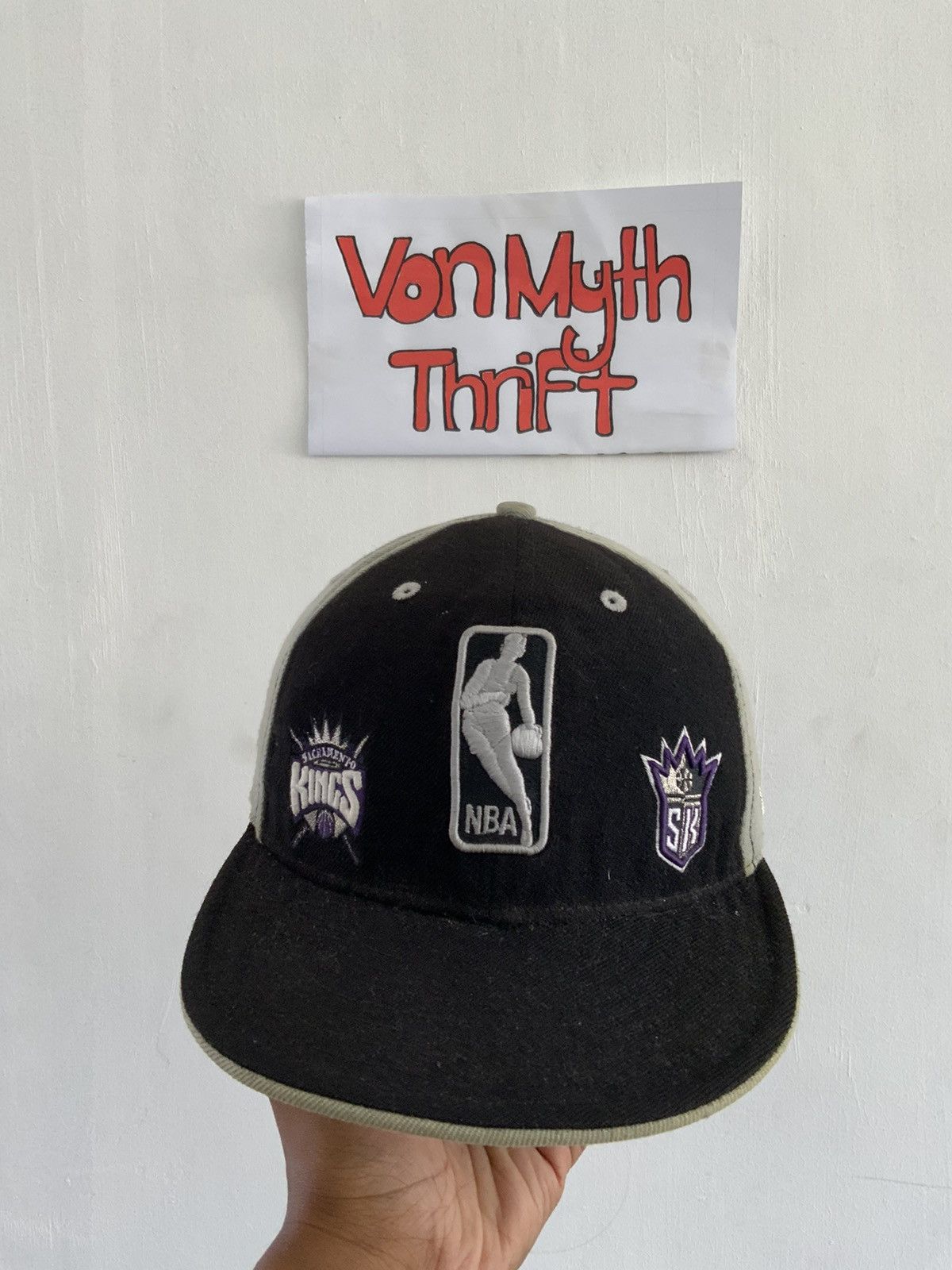 New Era New Era NBA Kings Wool Fitted Hat Size ONE SIZE - 5 Thumbnail