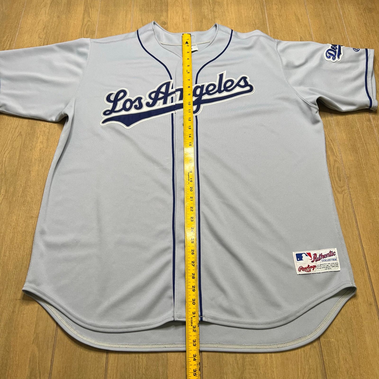 Vintage LA Dodgers Rawlings Authentic Collection Jersey Gray 52 MLB Size US XL / EU 56 / 4 - 5 Thumbnail
