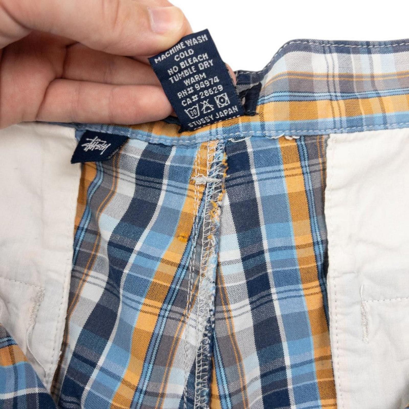 Stussy Vintage Stussy Checked Shorts Size W34 Size US 34 / EU 50 - 6 Thumbnail