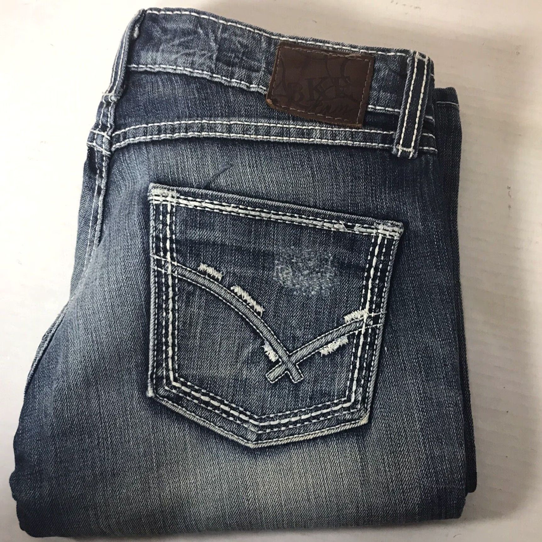 BKE BKE Sabrina Bootcut Jeans Womens Size 26 Blue Medium Wash Size 26" / US 2 / IT 38 - 2 Thumbnail