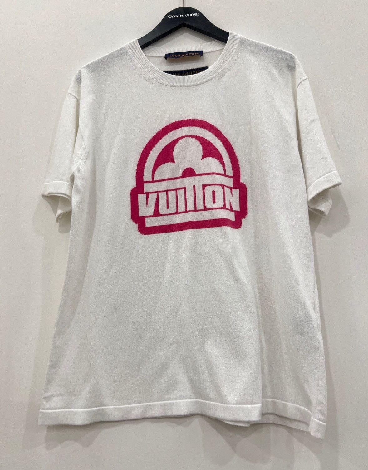 Louis Vuitton Louis Vuitton Portrait Letter Print Logo Knit Short Sleeve Size US M / EU 48-50 / 2 - 1 Thumbnail
