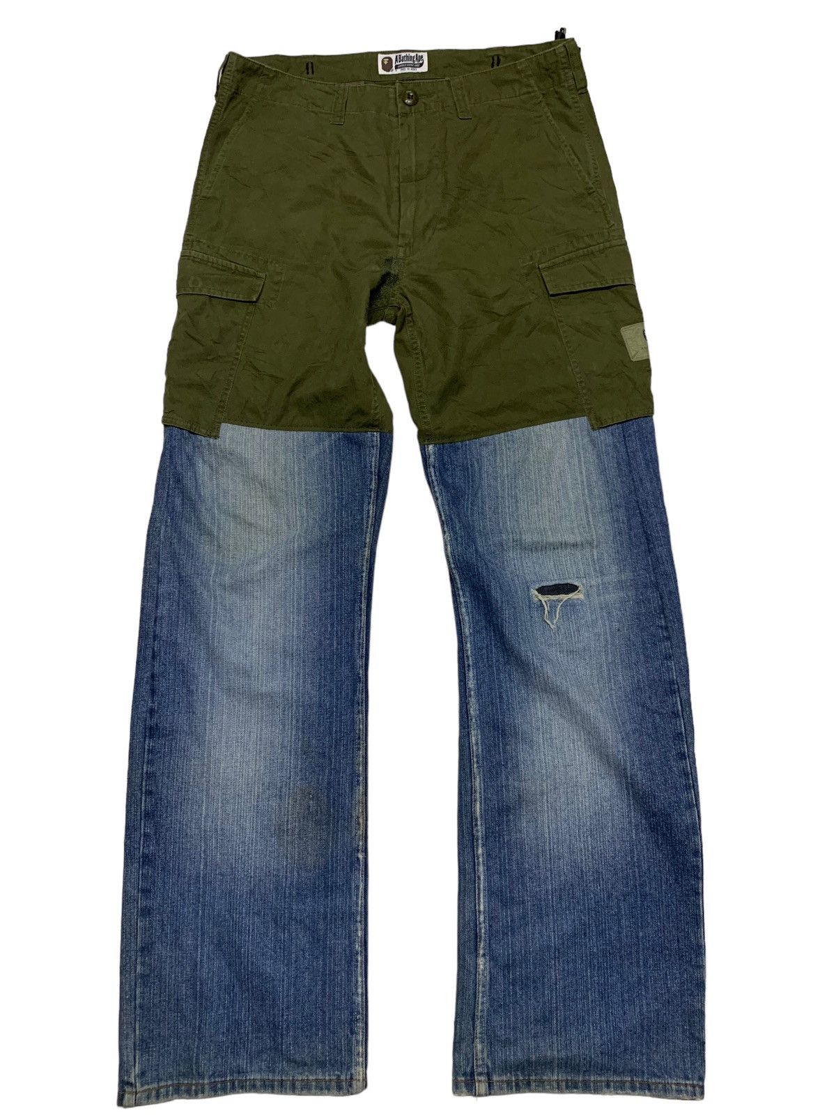 Bape Ape cargo customs jeans Size US 34 / EU 50 - 3 Thumbnail
